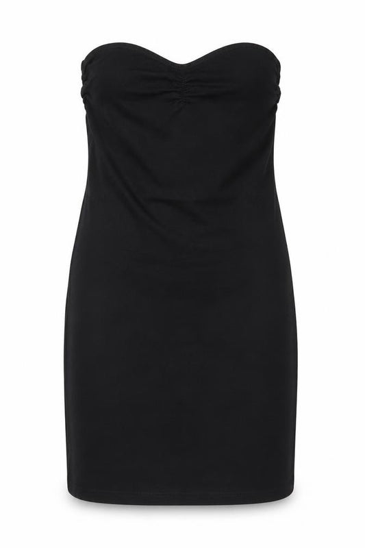 Front view of New Look women’s black cotton a-line, size UK 10, sweetheart pullover