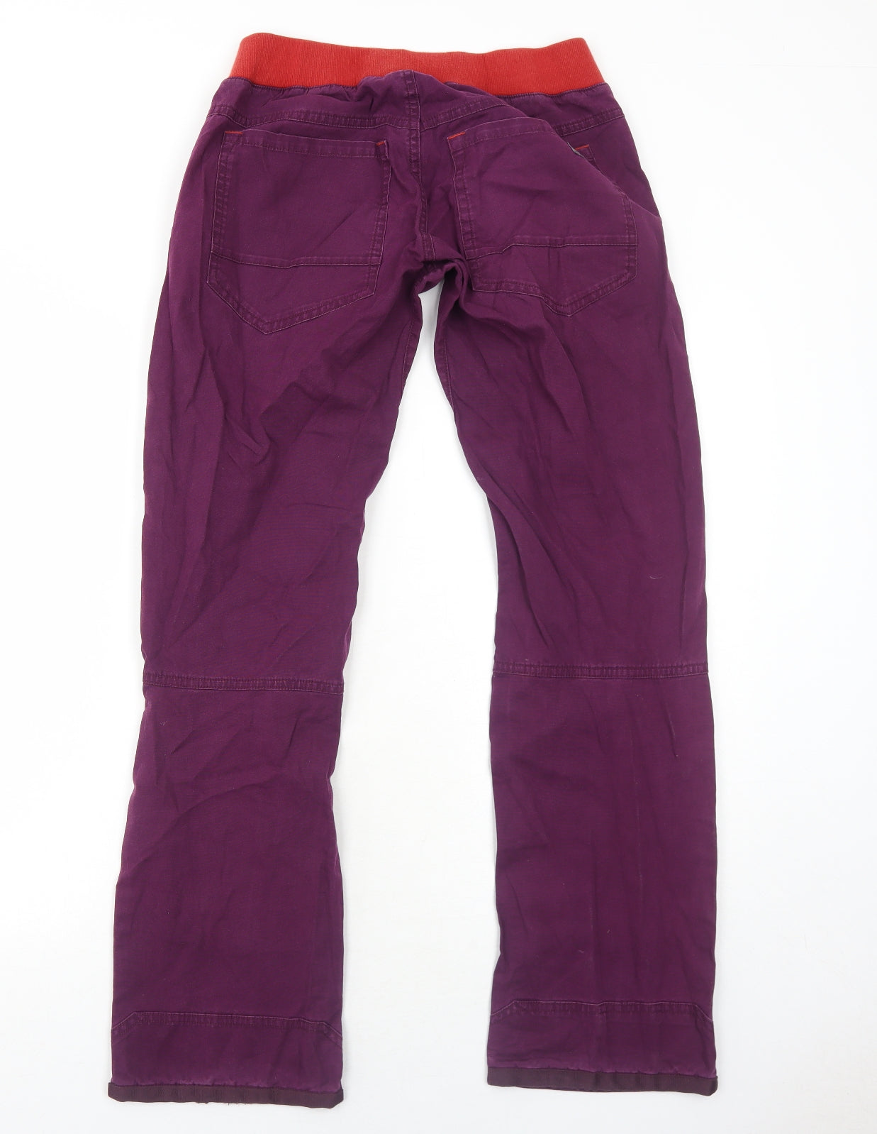 RAB Womens Purple Cotton Trousers Size 10 Regular Zip - Outdoors