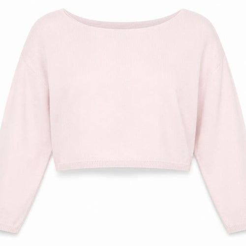 Nasty Gal Womens Pink Boat Neck Acrylic Pullover Jumper Size S