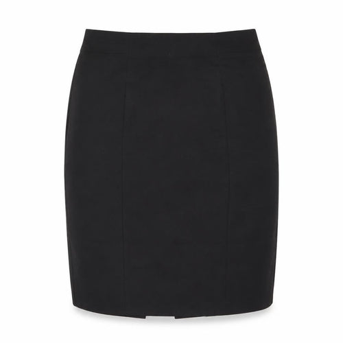 H&M Womens Black Cotton A-Line Skirt Size 12 Zip