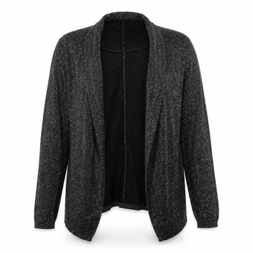 Cotton Traders Womens Black V-Neck Viscose Cardigan Jumper Size 18