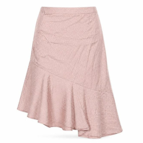 QED London Womens Pink Geometric Polyester A-Line Skirt Size 10 Zip