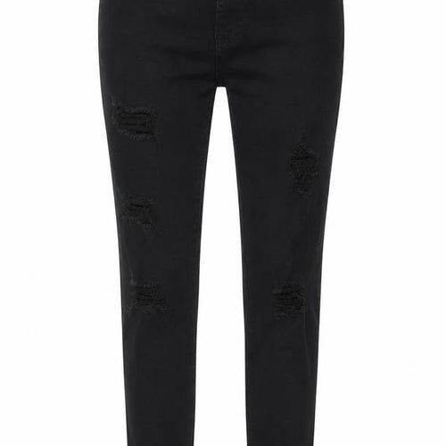 Boohoo Womens Black Cotton Skinny Jeans Size 12 Regular Zip