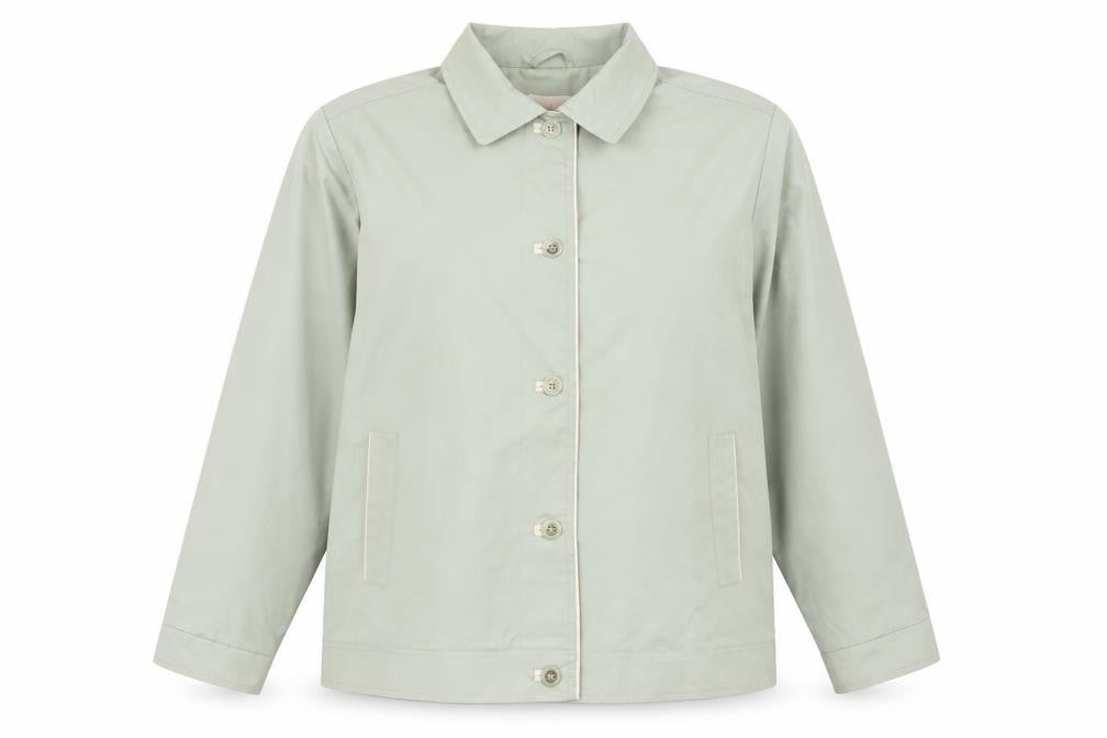 EWM Womens Green Jacket Size 12 Button