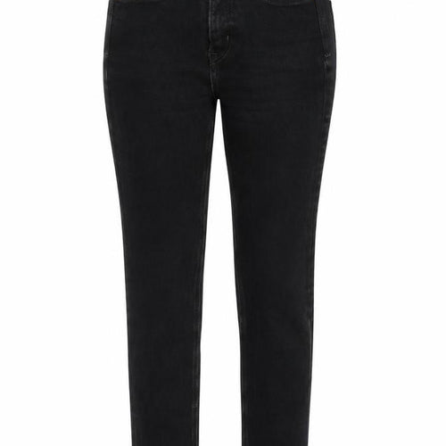 Marks and Spencer Womens Black Cotton Skinny Jeans Size 8 Regular Zip