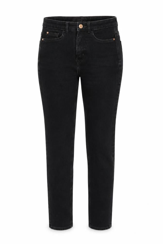 Marks and Spencer Womens Black Cotton Skinny Jeans Size 8 Regular Zip