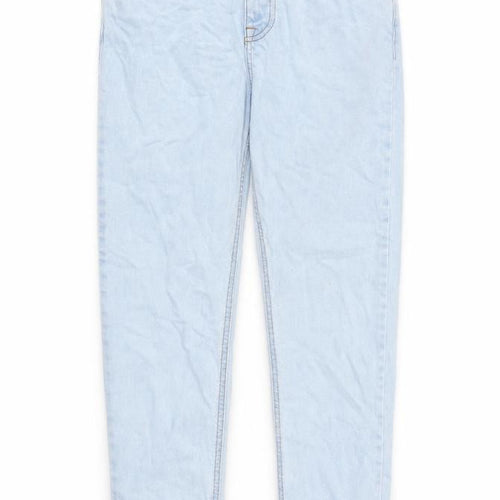 ASOS Womens Blue Cotton Skinny Jeans Size 31 in Regular Zip
