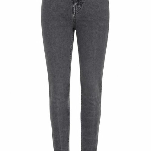 New Look Womens Grey Cotton Skinny Jeans Size 6 Regular Zip