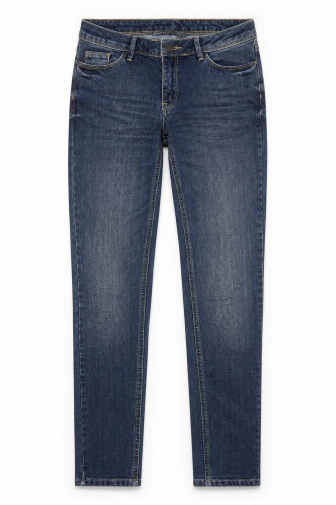 EKYOG Womens Blue Cotton Skinny Jeans Size 8 Regular Zip