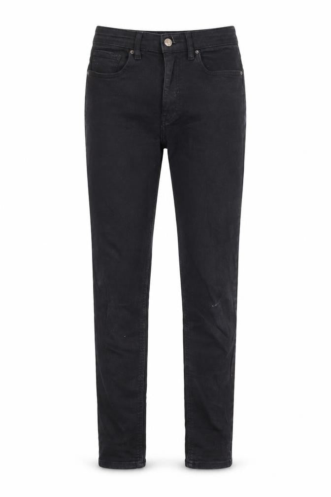 Topshop Womens Black Cotton Skinny Jeans Size 28 Regular Zip