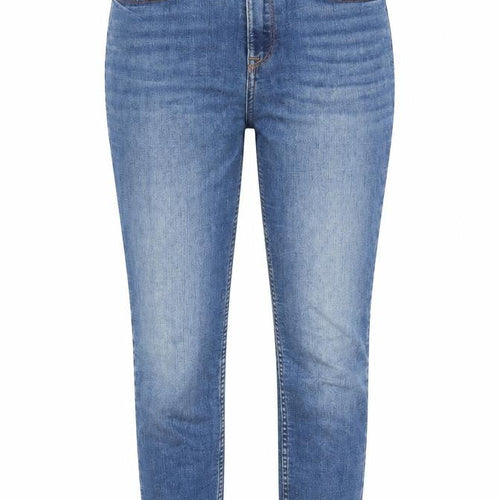 H&M Womens Blue Cotton Skinny Jeans Size 6 Regular Zip