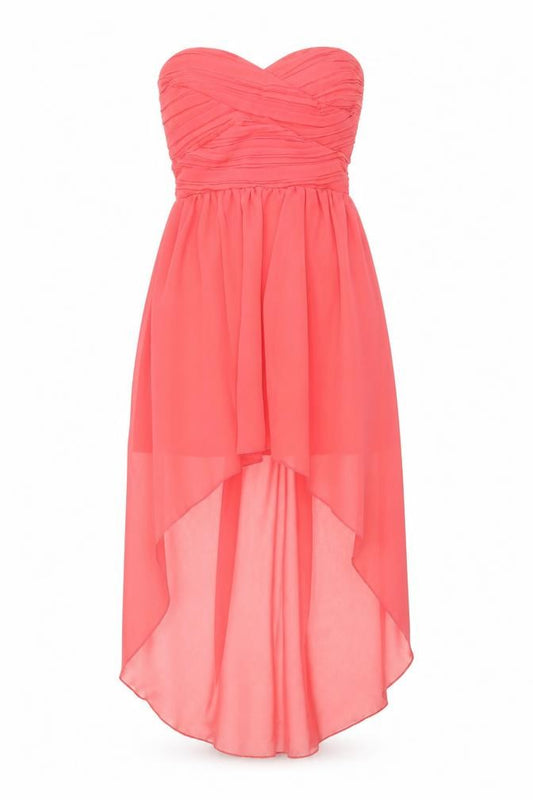 Raze Womens Pink Polyester Ball Gown Size 8 Sweetheart Zip