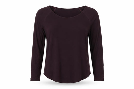 French Connection Womens Brown Viscose Basic Blouse Size 8 Round Neck