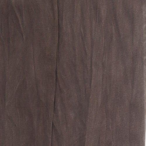 Miss Clark Womens Brown Cotton Straight Jeans Size 16 Regular Zip
