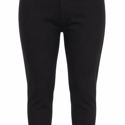 Marks and Spencer Womens Black Cotton Skinny Jeans Size 30 Regular Zip