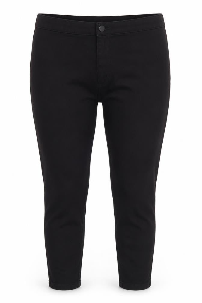Marks and Spencer Womens Black Cotton Skinny Jeans Size 30 Regular Zip