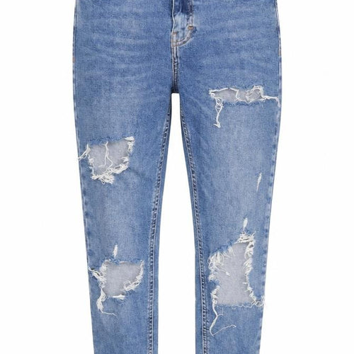Topshop Womens Blue Cotton Skinny Jeans Size 26 in L30 in Regular Zip