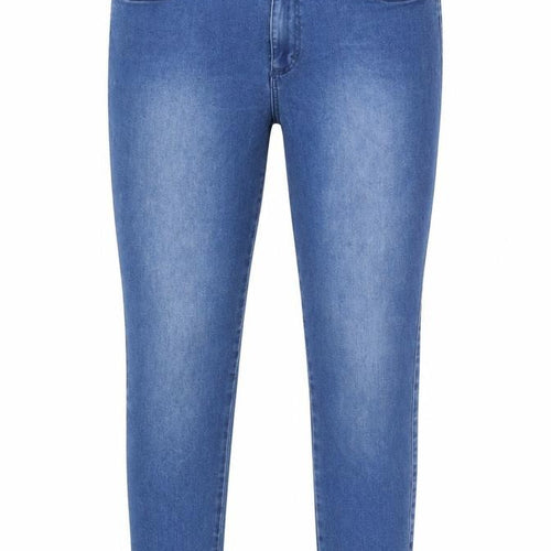 Only Womens Blue Cotton Skinny Jeans Size 32 in Regular Zip