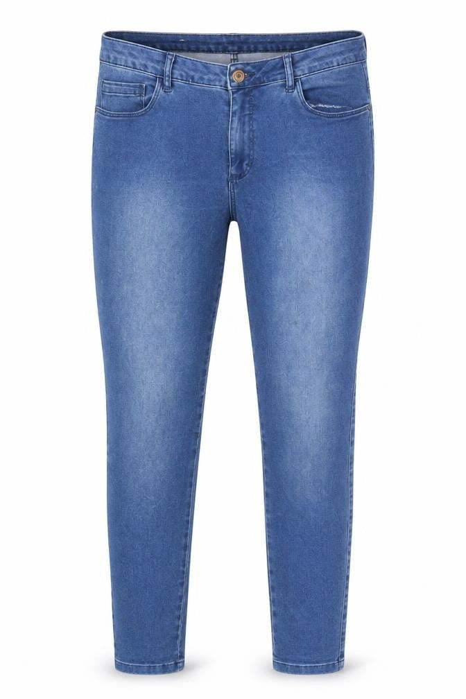 Only Womens Blue Cotton Skinny Jeans Size 32 in Regular Zip