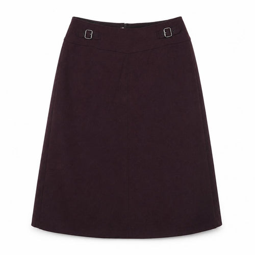 Gerry Weber Womens Purple Polyester A-Line Skirt Size 30 in Buckle