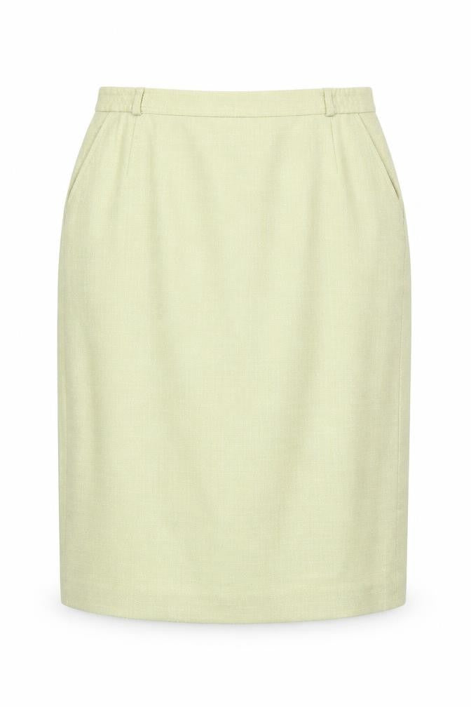 City Combi by Delmod Womens Green Wool A-Line Skirt Size 18 Zip