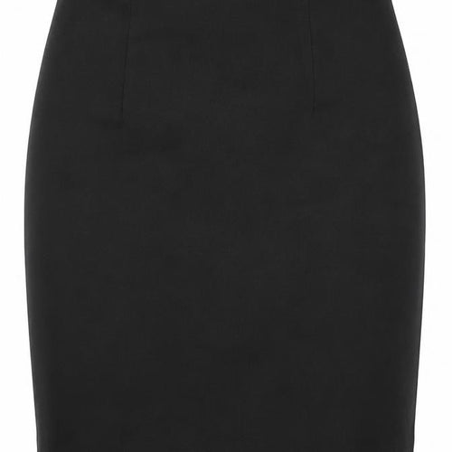 Marks and Spencer Girls Black Polyester Straight & Pencil Skirt Size 10 Years Regular Zip