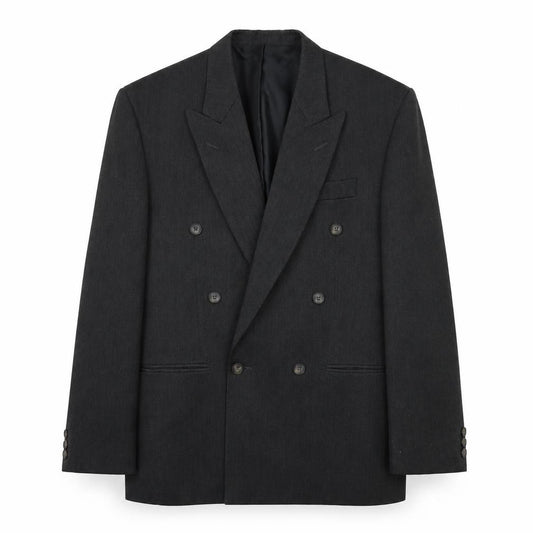 Front view of Wilson men’s grey polyester jacket suit jacket, size S, regular