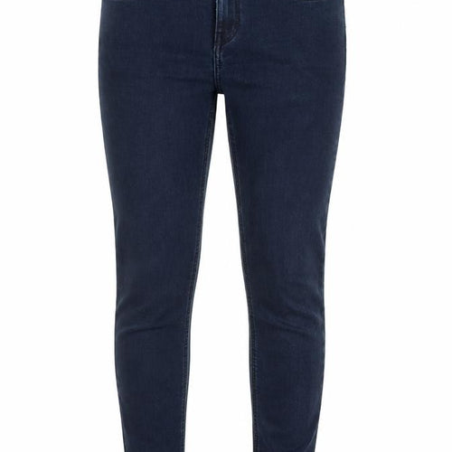 Mango Womens Blue Cotton Skinny Jeans Size 10 Regular Zip