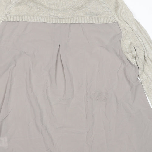 Seraphine Womens Beige Crew Neck Viscose Pullover Jumper Size 14 Pullover