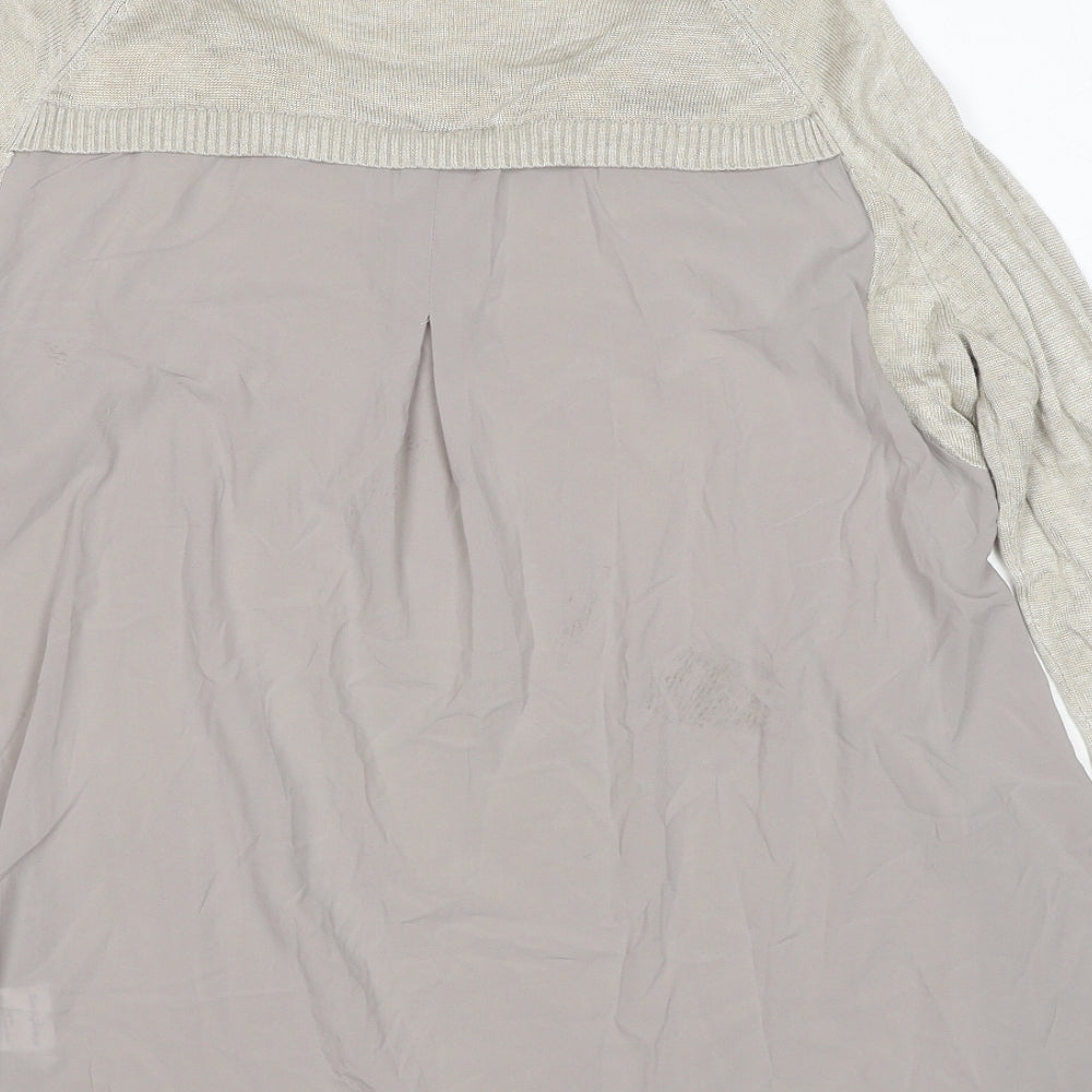 Seraphine Womens Beige Crew Neck Viscose Pullover Jumper Size 14 Pullover