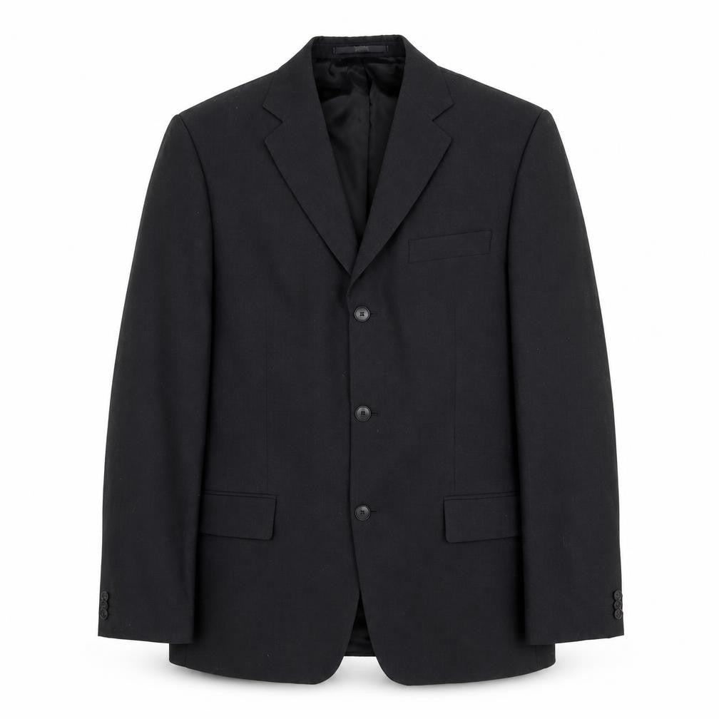 Front view of Mexx men’s grey polyester jacket suit jacket, size 40, regular