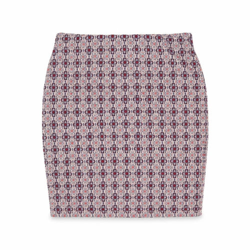 ORSAY Womens Multicoloured Geometric Polyester Bandage Skirt Size 28 in