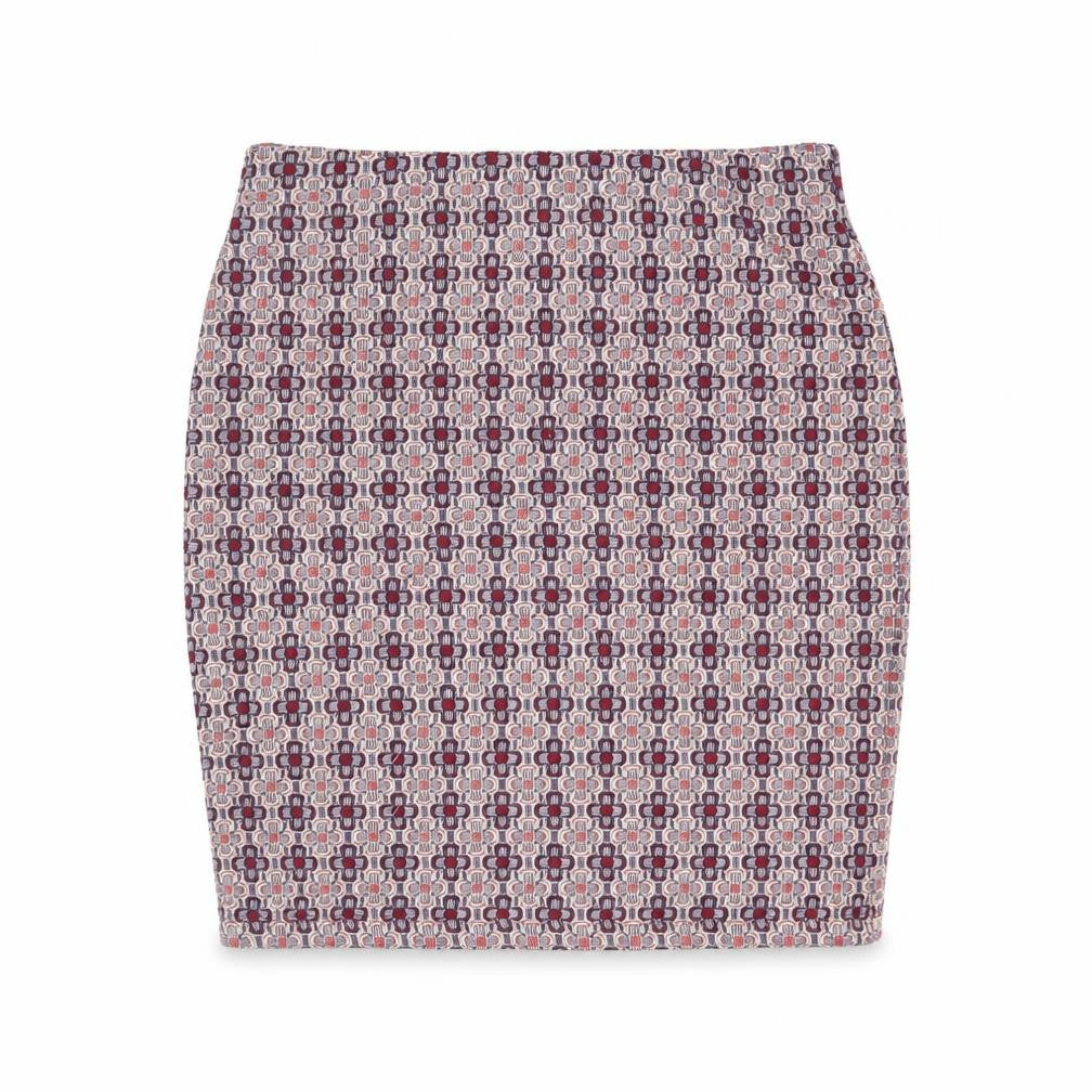 ORSAY Womens Multicoloured Geometric Polyester Bandage Skirt Size 28 in