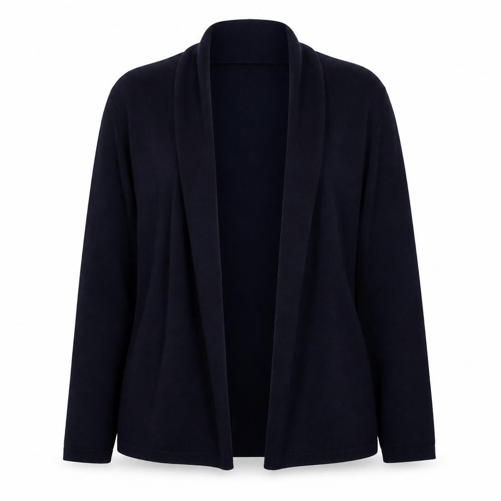 Zara Womens Blue V-Neck Viscose Cardigan Jumper Size S