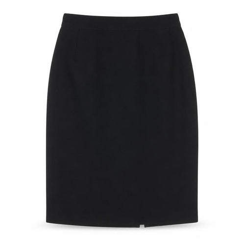 Jean Ricard Womens Black Polyester Straight & Pencil Skirt Size 12 Zip