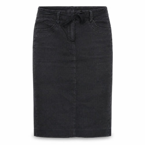 French Connection Womens Green Cotton A-Line Skirt Size 10 Tie