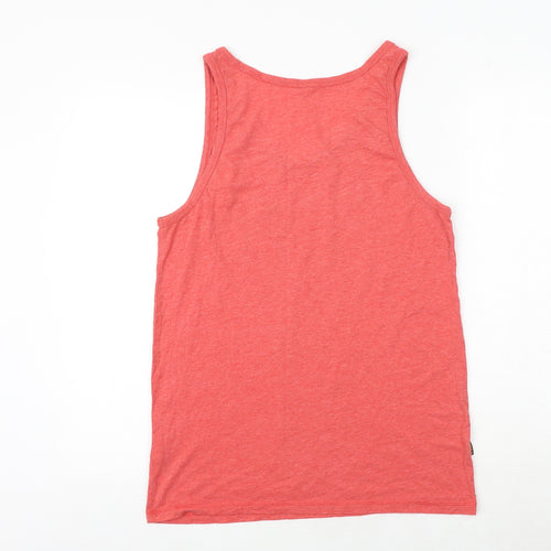 G-Star Mens Red Polyester T-Shirt Size S Round Neck