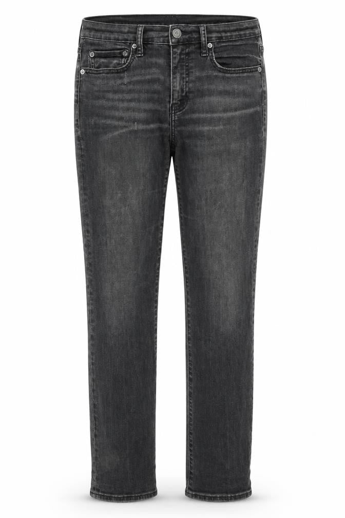 Gap Womens Grey Cotton Skinny Jeans Size 28 in Regular Zip