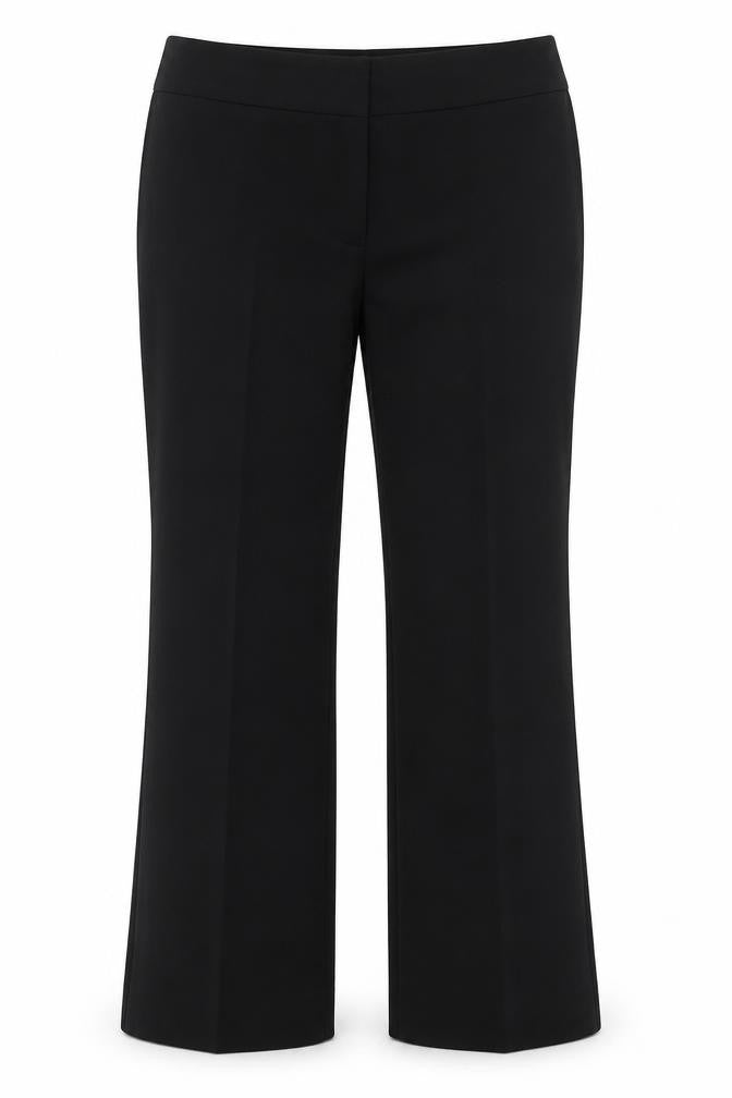 Kenneth Cole Womens Black Polyester Dress Pants Trousers Size 14 Regular Hook & Eye
