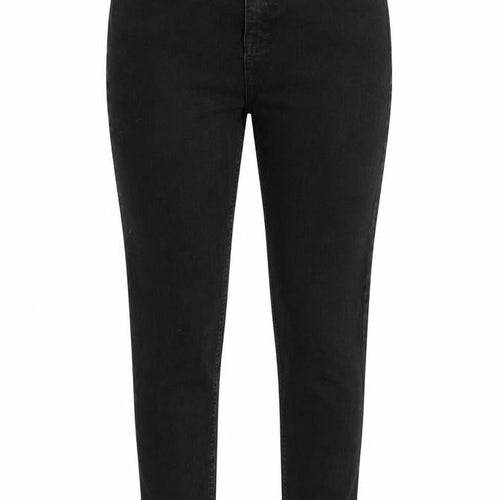Very Womens Black Cotton Skinny Jeans Size 10 Regular Zip