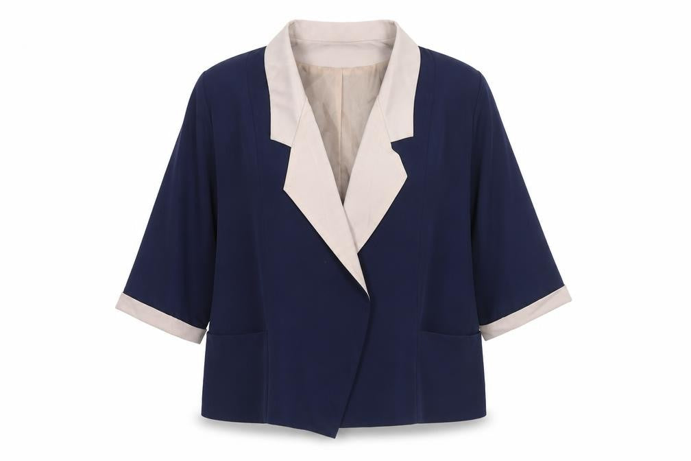 Front view of Dorothy Perkins women’s blue jacket blazer, size XL