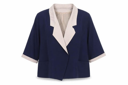 Front view of Dorothy Perkins women’s blue jacket blazer, size XL