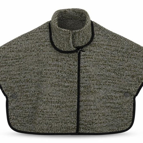 Ferrache Womens Green Roll Neck Wool Cardigan Jumper One Size