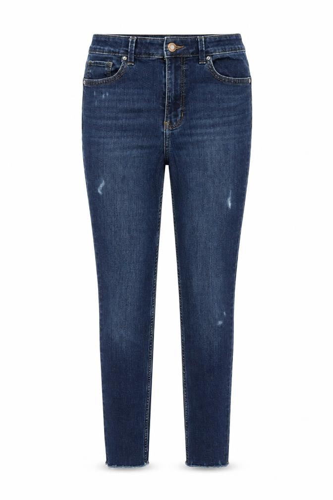 Marks and Spencer Womens Blue Cotton Skinny Jeans Size 10 Regular Zip