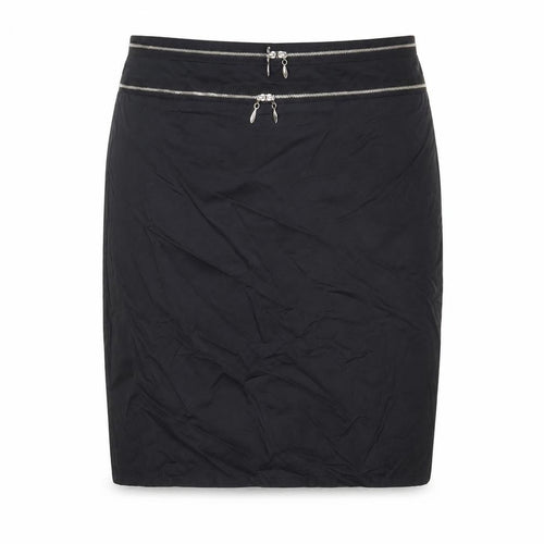 Warehouse Womens Black Cotton Straight & Pencil Skirt Size 14 Zip