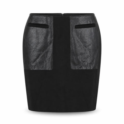 Penny Black Womens Black Polyester Straight & Pencil Skirt Size 10 Zip