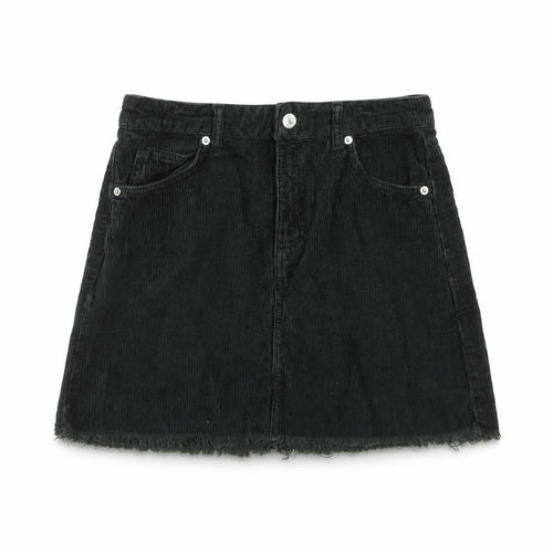 Topshop Womens Green Cotton A-Line Skirt Size 8 Zip
