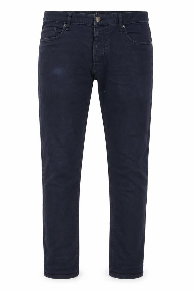 H&M Mens Blue Cotton Straight Jeans Size 31 in Slim Zip