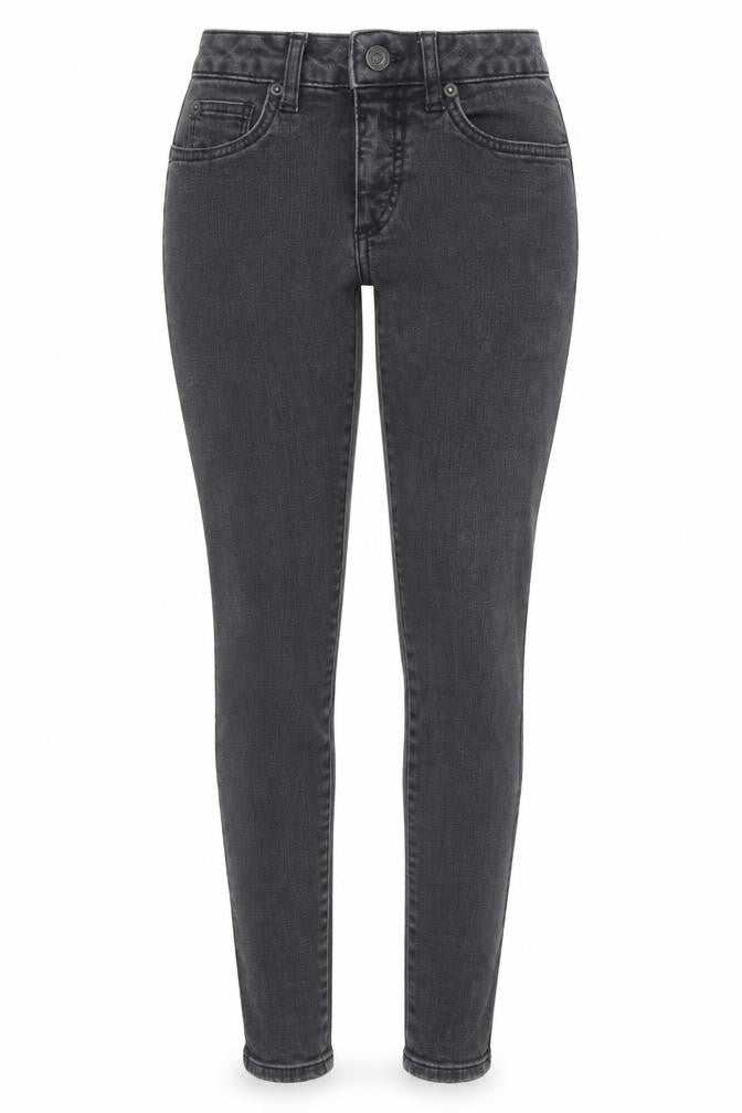 New Look Womens Black Cotton Skinny Jeans Size 6 Regular Zip - Waist 22 inches