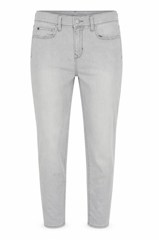 Front view of Gap women’s grey cotton jegging jeans, size UK 28, in regular zip